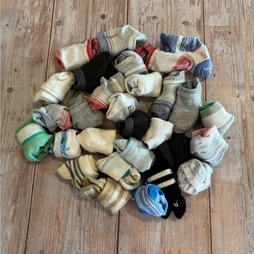Hanes Kids' Colorful Sock Collection - Black, Gray, Blue, Green, Red, White